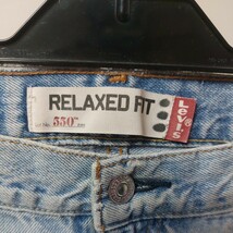 Levi's デニムパンツ W38 リーバイス ブルー 550 ビッグサイズ 古着卸 アメリカ仕入 05I2111_画像8