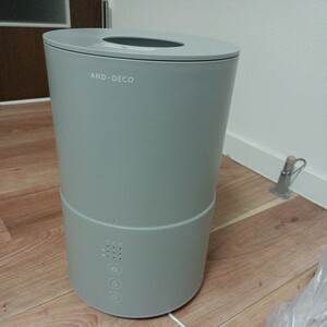 AND DECO humidifier desk office electrolysis aquatic . with function virus measures ultrasound humidifier mist gray 