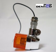 ◆送料無料◆訳有り 汎用 12V アルミ製 角型 ウインカー 4個セット ZZ-R1100 ZZ-R1200 ZZ-R1400 1000GTR 1400GTR_画像3