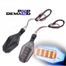 ◇即納◇汎用 12V オクタゴン LED ウインカー 青 1台分4個セット DAX50 ST50 モトラ ダックス50 ゴリラ カブラS_画像4