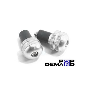 ◇送料300円◇汎用 CNC 銀 ハンドル バーエンド DF200E DR250R DR250S DR-Z250 RMX250 RMX250S