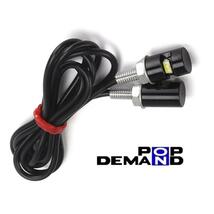 ◇送料120円◇汎用 LED内臓ナンバー灯 黒 12V 2個セット ボンネビルSE ボンネビルT100 ボンネビルT120_画像4