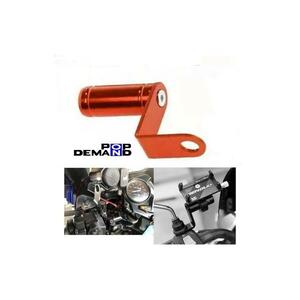 ◇送料140円◇橙 汎用 スマホ ホルダー 取付用に マルチバー KLX250SR KMX200 KX250 KX250F KX250X Ninja 250