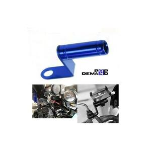 ◇送料140円◇青 汎用 スマホ ホルダー 取付用に マルチバー CM250T CBM72 CBR250F CBX250RS CL175 CL250 CL72