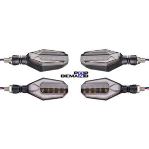 ◇即納◇汎用 12V オクタゴン LED ウインカー 白 1台分4個セット GTS スーパー150 レーシングシックスティーズ LX125