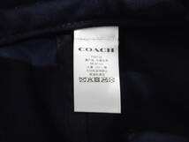 【美品】 COACH コーチ メンズ キャップ カラーブロック フラット ブリム ハット CLRBLK FLT BRM HAT 品番F34718 定価25,300円_画像9