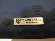 【新品未使用品タグ、箱付き】 ブラックレーベルクレストブリッジ 名刺入れ 定価17,600円 BLACK LABEL CRESTBRIDGE ネイビー カードケース_画像8