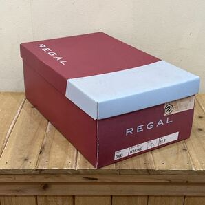 ◆ REGAL リーガル 24.5cm メンズ 黒 ブラック 革靴 本革 レザー シューズ ビジネス 箱付き 中古品 ◆の画像10
