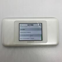 概ね美品　WiMAX2+ SPEED Wi-Fi NEXT W06 UQ WiMAX モバイルルーター a7i7sm_画像2