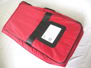 13. for koto case (. koto case /. koto bag /. sack ) nylon to the carrying convenient for storage dark red 