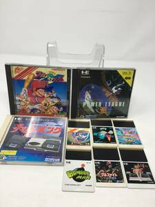 【中古】AY-981 PC Engine Hu CARD 9枚セット R-TYPE ファンタジーゾーン ワールドコート他 PCエンジン Huカード