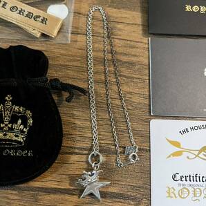 ROYAL ORDER Star Crown ロイヤルオーダー スター クラウン ネックレス 付属品完備 45cm チェーン 美品の画像1