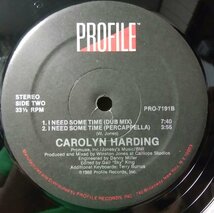 ★★CAROLYN HARDING I NEED SOME TIME★ガラージハウス★12インチ★ アナログ盤 [3198TPR_画像4