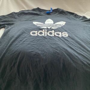 ★adidas 半袖Tシャツ 2XLサイズ アディダス　　黒