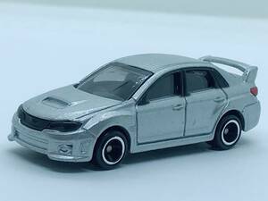 ち6★トミカ ミニカー スバル インプレッサ WRX STI 4door シルバー ワイドホイール 2010 S=1/67 No.7