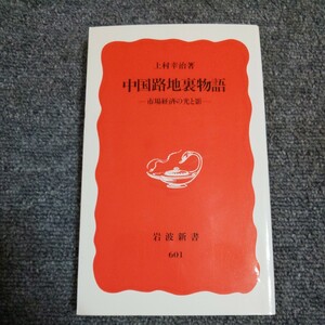 中国路地裏物語　市場経済の光と影 （岩波新書　新赤版　６０１） 上村幸治／著