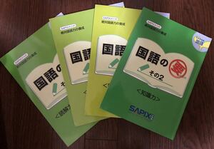 SAPIXメソッド 絶対国語力の完成 国語の要その2 5年生対象国語 SAPIX小学部 サピックス ハードカバー付き 4冊フルセット 中学受験読解力