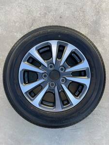 美品中古　トヨタ 80 ノア VOXY エスクァイア 純正 15 Inch 6J +50 バリ溝 195/65R15 91S タイヤホイールセット　1本