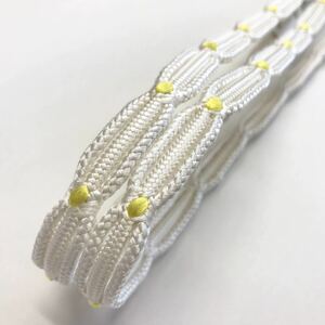  dot obi shime [ white × yellow * yellow ]. bamboo collection ... attaching collar preeminence .. obi .