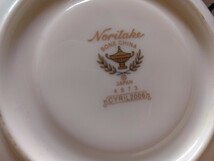 Noritake/ノリタケ コーヒーカップ＆ソーサー BONE CHINA CYRIL 2006 美品　高級感溢れる素敵な1点に 注目！希少　_画像8