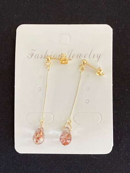 チェコビーズピアス ハンドメイド サージカルステンレス