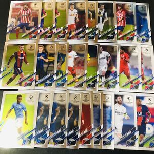 Base Card ×25 / 2020-21 Topps Chrome UEFA Champions League SOCCER mbappe felix カード 25枚セット！ エムバペ フェリックス ラモス