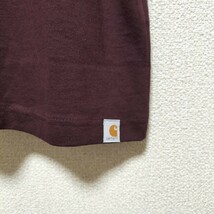 美品☆Carhartt Tシャツ カットソー トップス ワークウェア 新古品 未使用 半袖 ビッグロゴ カーハート ホンジュラス製 ブランド古着 USED_画像4