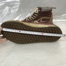 VANS/バンズ★スエード/ハイカットスニーカー/スケートボードブーツ【9/27.0/赤茶系/red brown】sneakers/Shoes/trainers◆Q-496_画像7