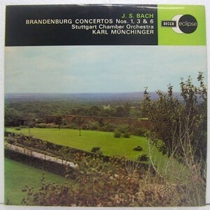 LP,KARL MUNCHINGER J.S.BACH BRANDENBURG CONCERTOS Nos.1,3&6　EU輸入盤