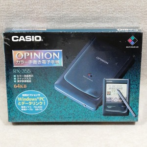 *0[ Junk ] liquid crystal NG CASIO color handwriting . electron notebook RX-355 OPINION Casio opinion 0*