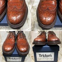 貴重新品 Tricker's トリッカーズ バートン クロコ UK9_画像4