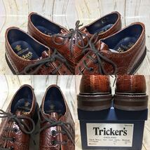 貴重新品 Tricker's トリッカーズ バートン クロコ UK9_画像3