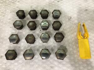  Peugeot 2008 ABA-A94HM01 wheel bolt cap 16 piece set 