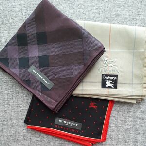 BURBERRY バーバリーハンカチ 紳士