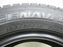 165-70R14 9分山 グッドイヤーアイスナビ6 2019年製 中古スタッドレスタイヤ【4本】送料無料(S14-6452）_画像5