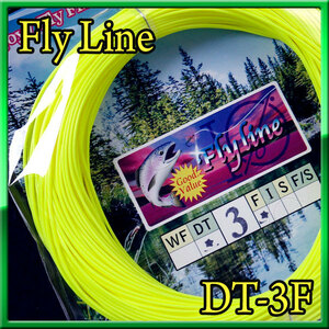 【イオ】 フライライン DT-3F Fluo Yellow フローティング Fly Line 鮮やかな黄色★★