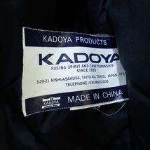 119 KADOYA/カドヤ バイクジャケット Mサイズ 青系 バイクウェア ※中古_画像5