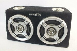 ◆ FUSION 不明 スピーカー 音出し確認済 中古 現状品 230909A1073