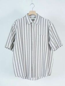 mfpen　Input Shirt エムエフペン　半袖シャツ 半袖 ストライプシャツ SIZE M