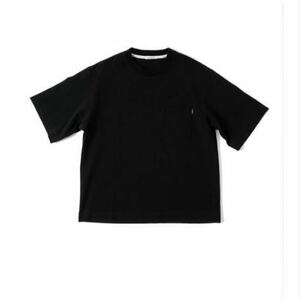 UNIVERSAL PRODUCTS　PIS NAME S/S T-SHIRT ユニバーサルプロダクツ　ブラック　SIZE2BLACK Tee