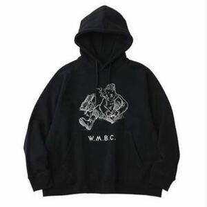 White Mountaineering　“POLAR BEAR” HOODIE ホワイトマウンテニアリング　パーカー　SIZE 3Logo Hooded BLACK フーディー