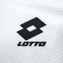 ロット 半袖Tシャツ ジグザグ ワンポイントロゴ スポーツウェア トップス メンズ Lサイズ ホワイト LOTTO_画像4