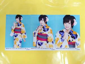 NMB48 山本彩【BLT生写真3種コンプ】B.L.T.2013.08◆2013年8月