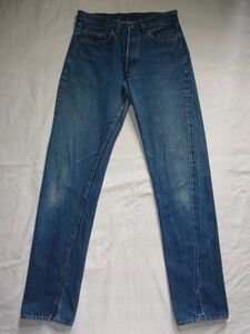 ☆ 80s USA製 ビンテージ Levi's リーバイス 501 赤耳 デニム パンツ W33 ☆古着 1982年製造 ボタン裏524 CARE オリジナル ハチマル 66 70s