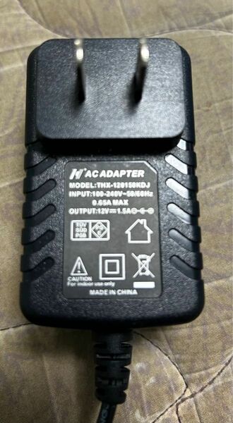 DC12V 1000mAh ACアダプター 3.5mmプラグ AC100-240V 充電器 