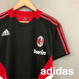 [ прекрасный товар хорошая вещь ] Adidas adidas four motion Италия Serie A AC Milan тренировка надеты dry футболка черный мужской S размер %*