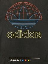 【40周年限定】アディダスオリジナルス adidasoriginals Ｔシャツ 半袖 トレフォイル ブラック メンズ X Sサイズ プリント 丸首 ♪★_画像5