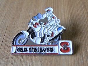 古い ピンバッジ : Jean Stslaven バイク 乗り物 ピンズ #T