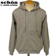 ★schon★SALE スェット生地パーカー【ライトグレーL】秋冬モデル 7323377102 ショーンbyミラショーン_画像1