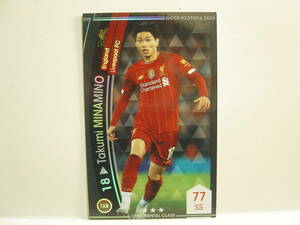 WCCF FOOTISTA 2020 タクミ・ミナミノ　南野拓実 1995 Takumi Minamino　Liverpool FC England 19-20 Continental Class